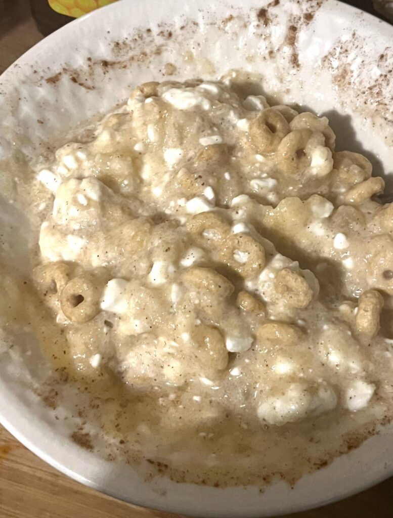 I was craving Cinnamon Toast Crunch but have none (and am celiac)