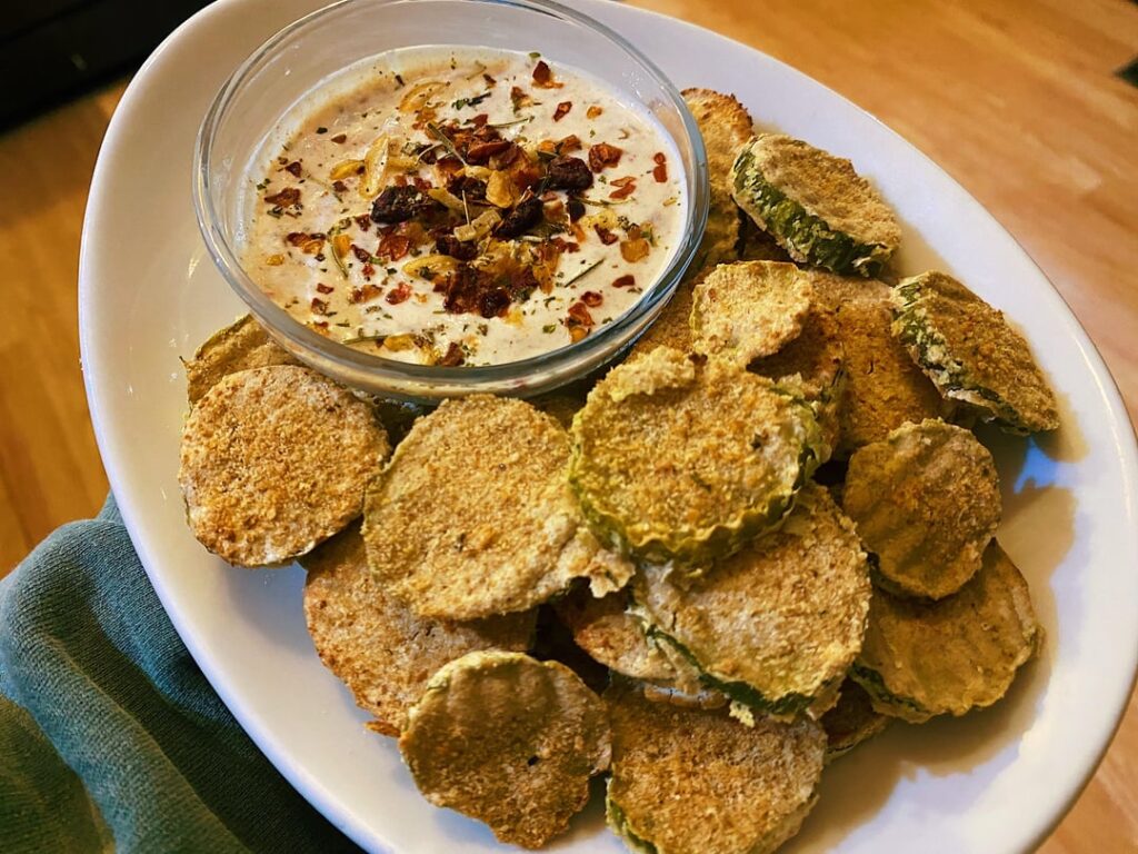 air fried pickles 🥒