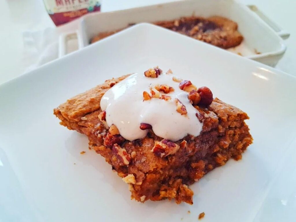 Pumpkin Pie Baked Oats