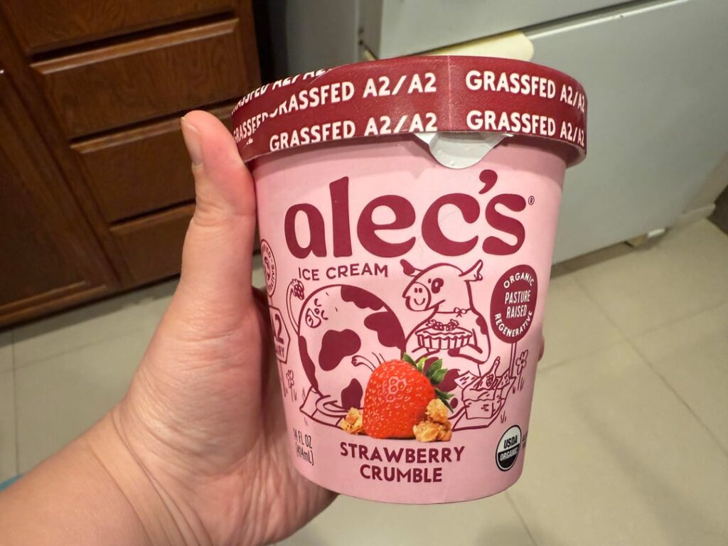 Alec’s Strawberry Crumble