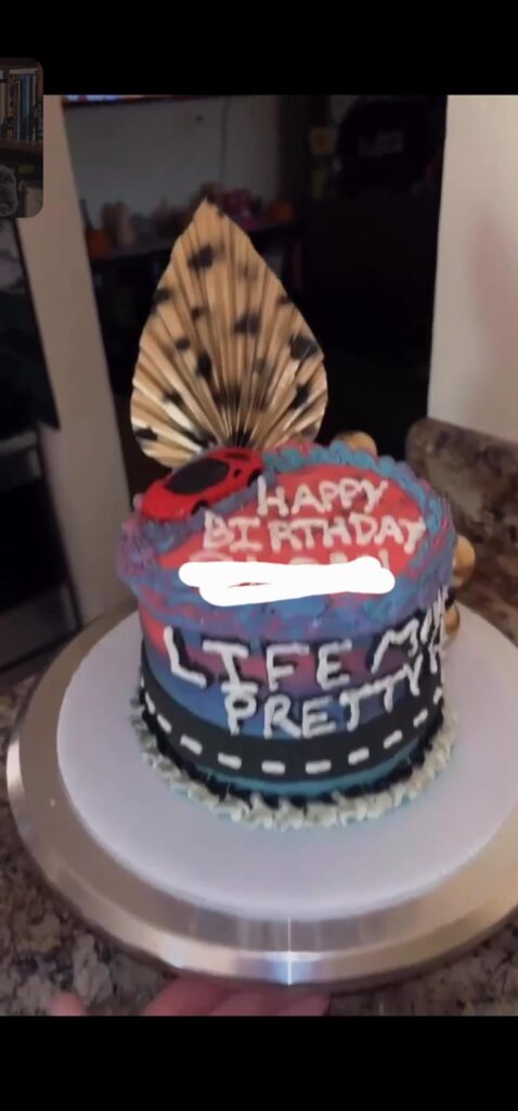 Update on horrible cake