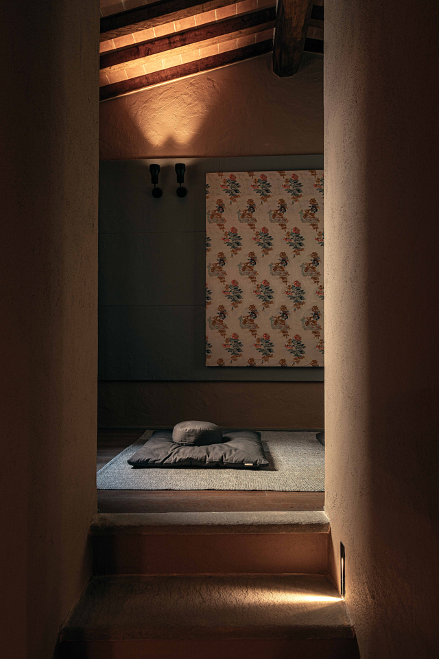 the meditation room at rastrello