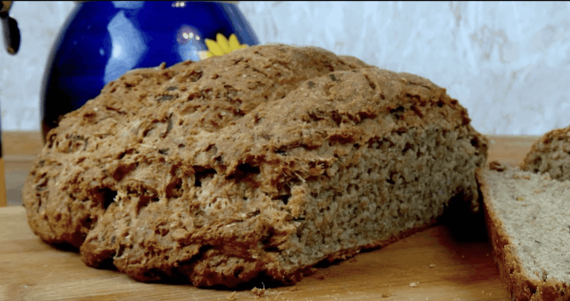 Zucchini bread with Parmesan ; a fresh , home baked bread with the taste southbound ; just awesome and delicious with some fresh butter , yummy