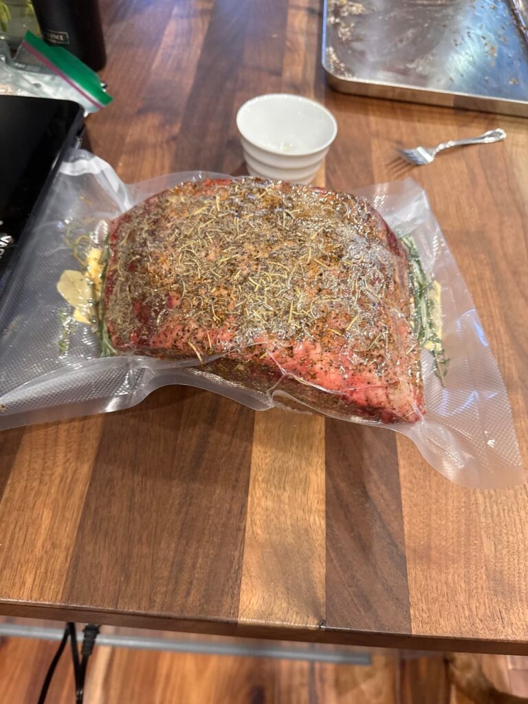 First time sous vide prime rib