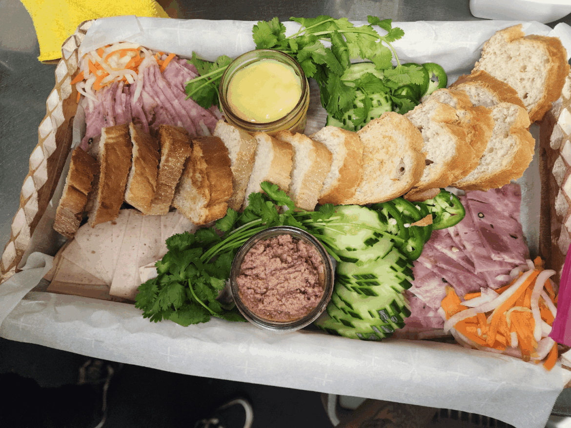 Coworker's wife made a Banh Mi board for us