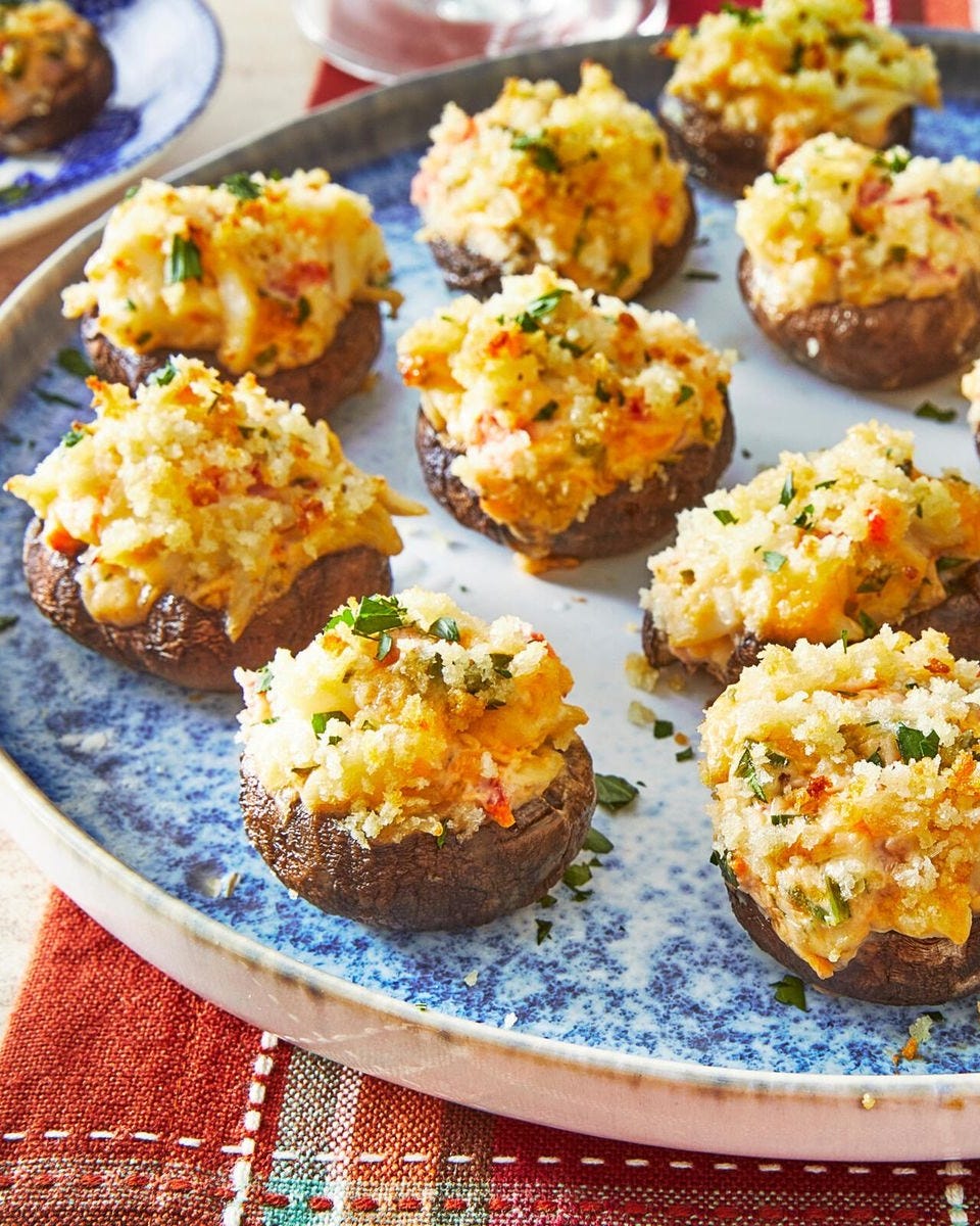 mushroom recipes crab stuffed mushrooms