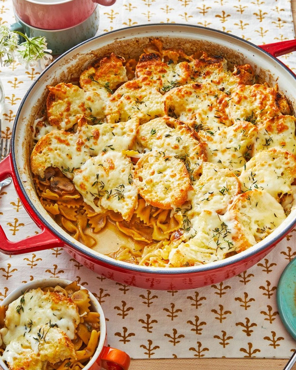 mushroom recipes one pot french onion pasta