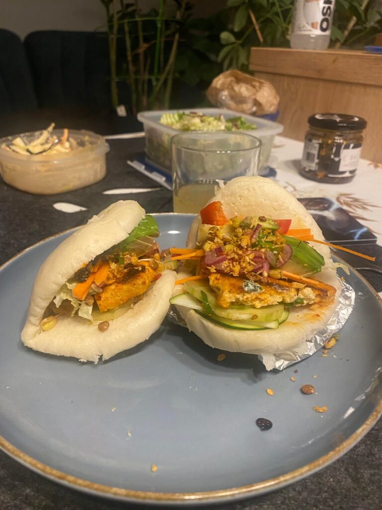 Spicy tofu  bao