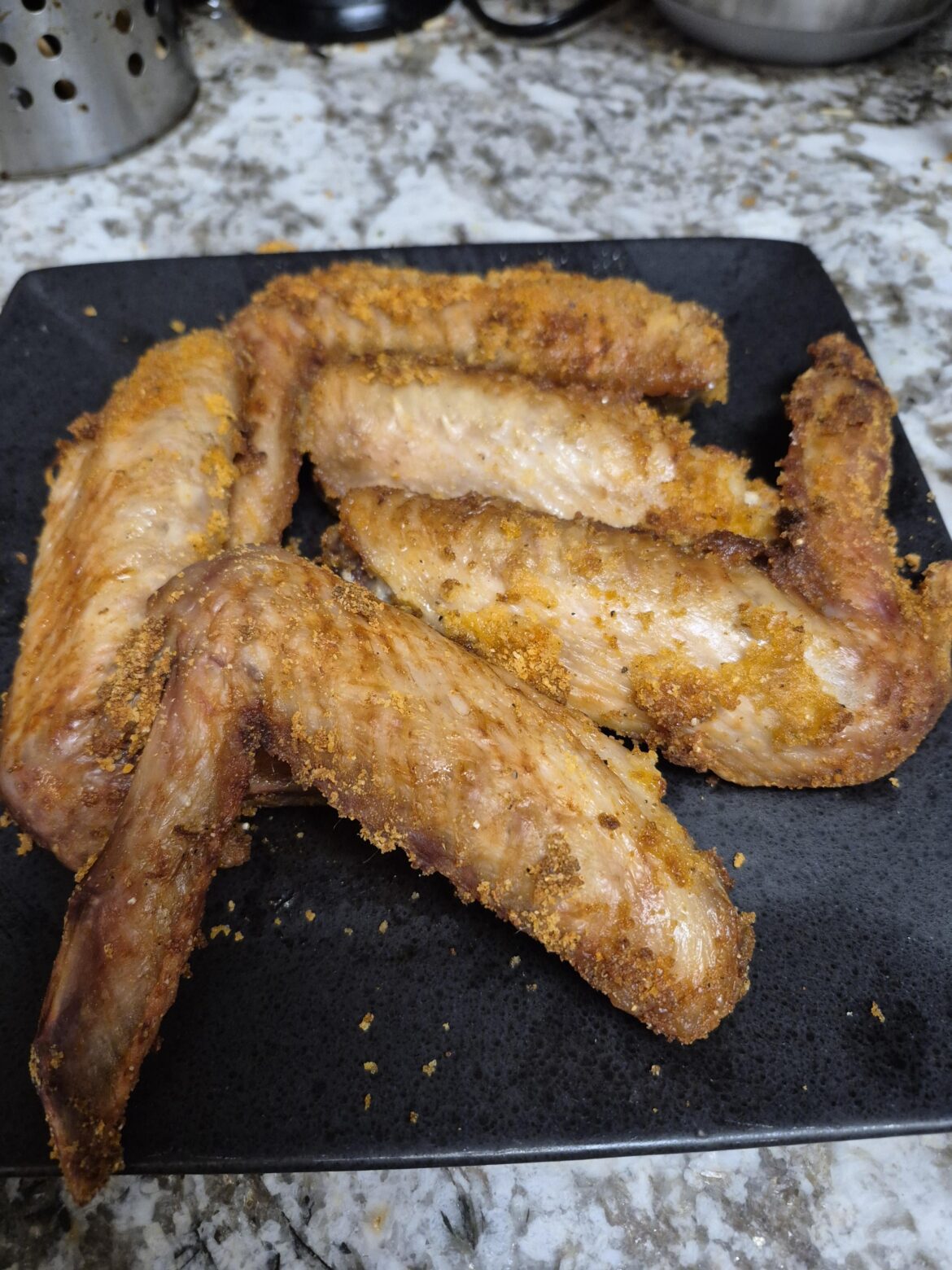 [turkey wings] Fried