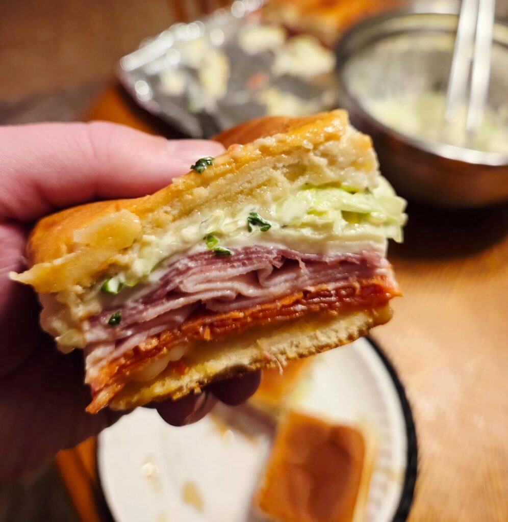 Made some hot Italian Grinder Sliders