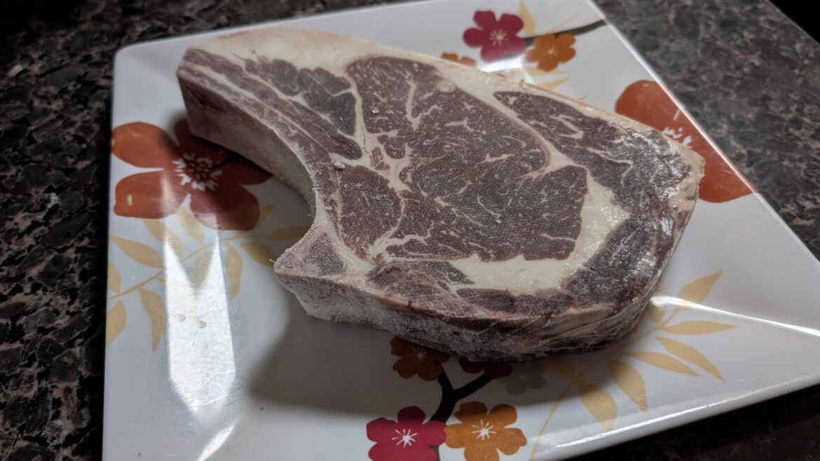 Sad day - the last of my bulk bought steak