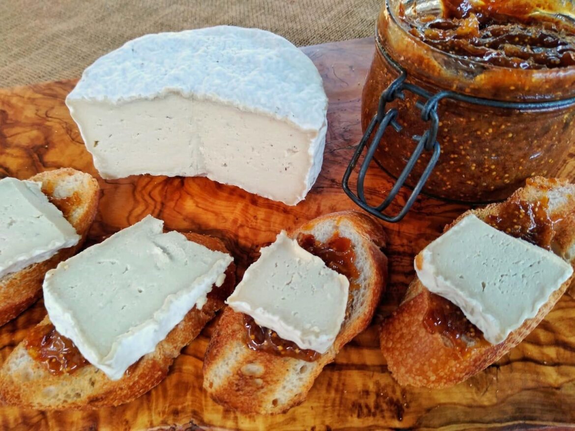 Homemade Vegan Aged Camembert