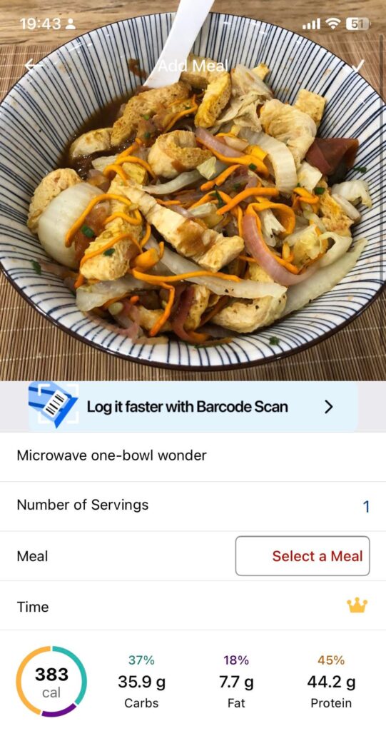 My go-to one-dish meal, 40+ grams protein and under 400 cals My go-to one-dish meal, 40+ grams protein and under 400 cals