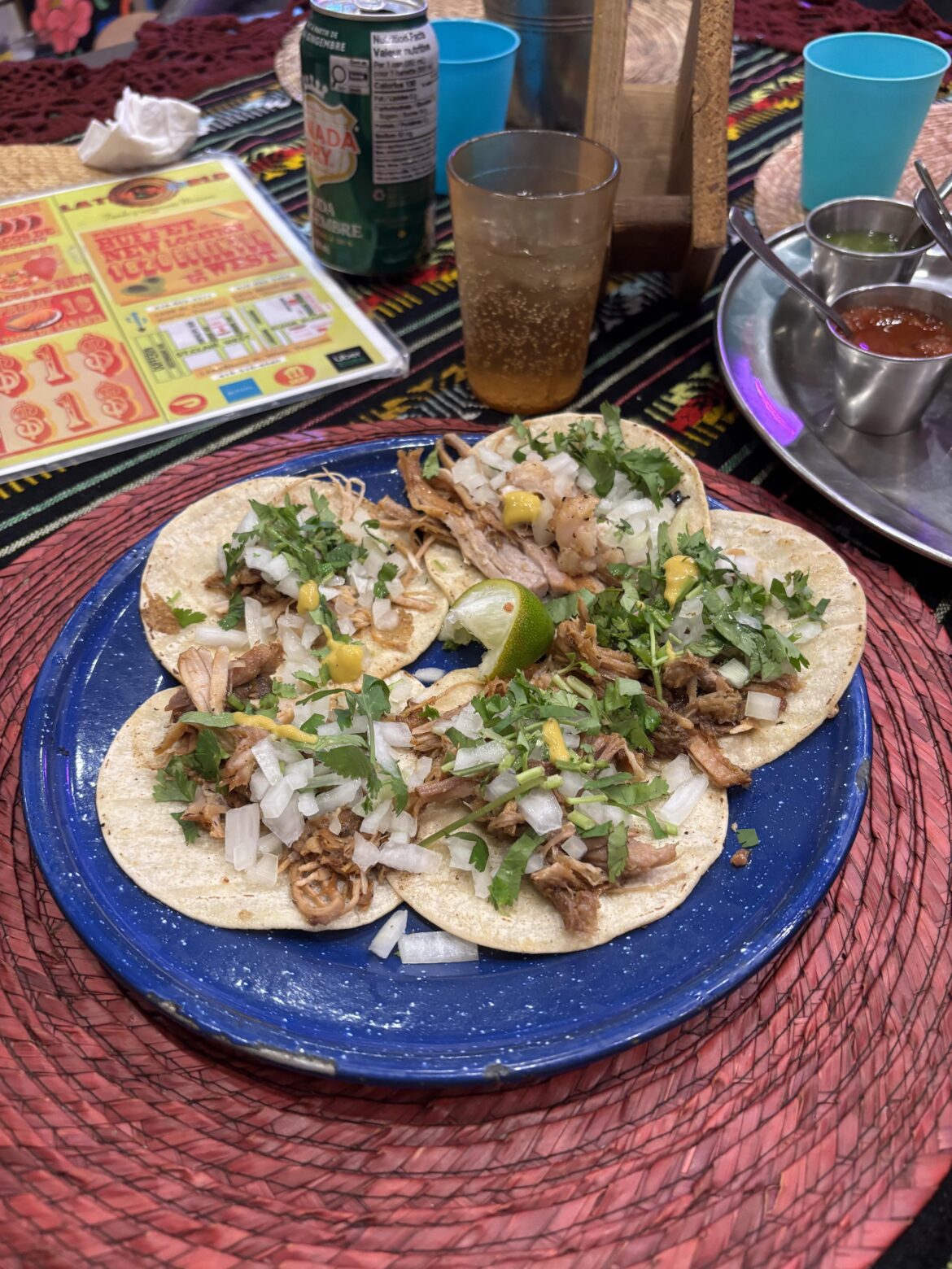Taco Tuesday at Latin World on Bloor. $1 Carnitas!