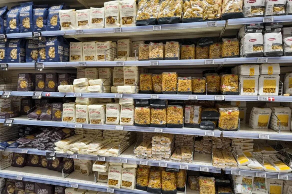 13 major Italian pasta brands could disappear from US store shelves as 107% tariffs take effect