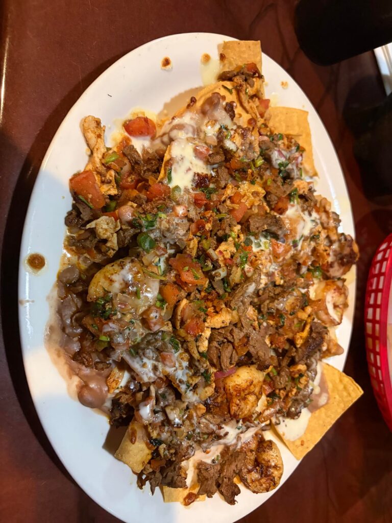 How many calories did I eat out of these nachos?