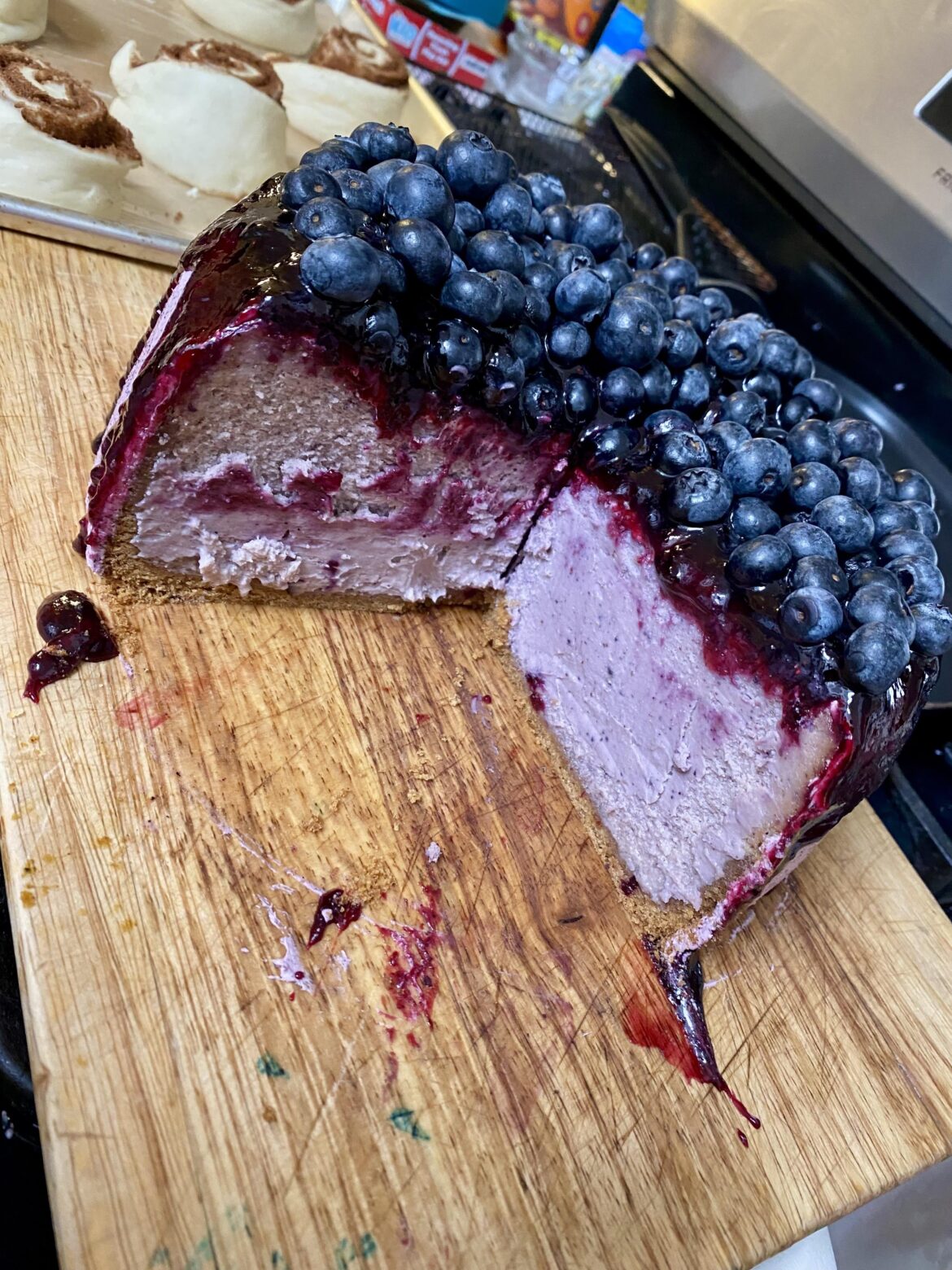 True Blueberry Cheesecake 🫐