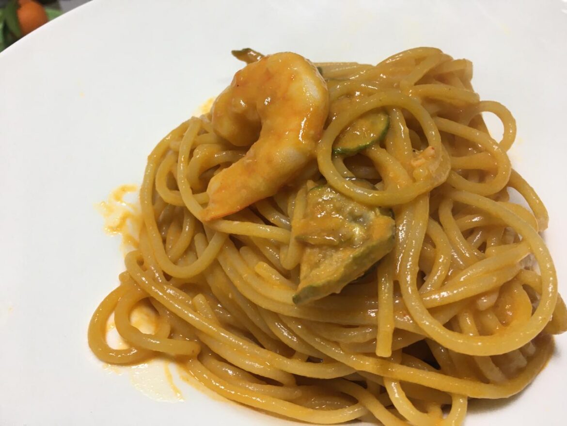 Shrimp & Zucchini pasta