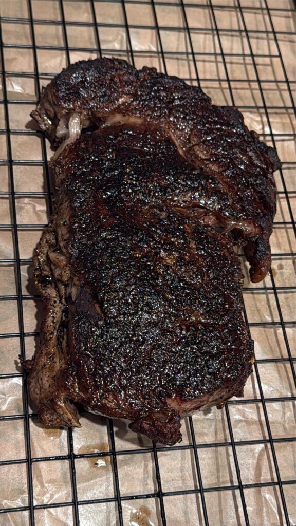 Perfect Ribeye for Me. This Makes Going to Steakhouses Very Difficult.