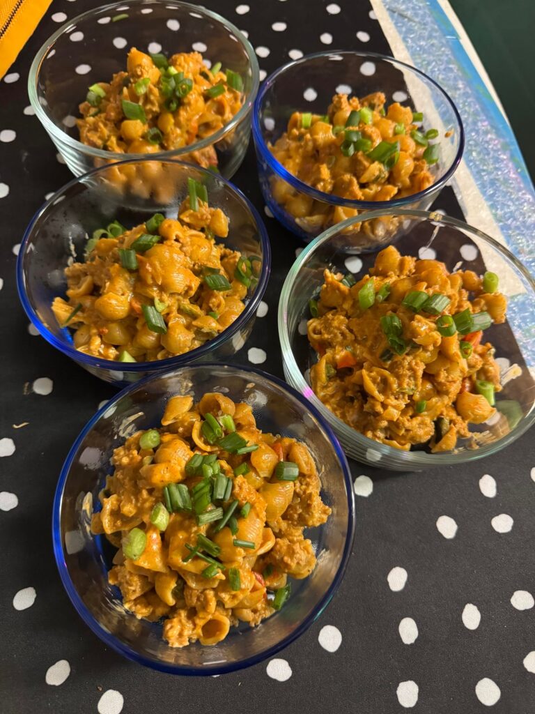 Monday Prep: Hot Honey Mac & Cheese, Taco Mac & Cheese, Avocado Toast, and Oatmeal with Walnuts & Fruit