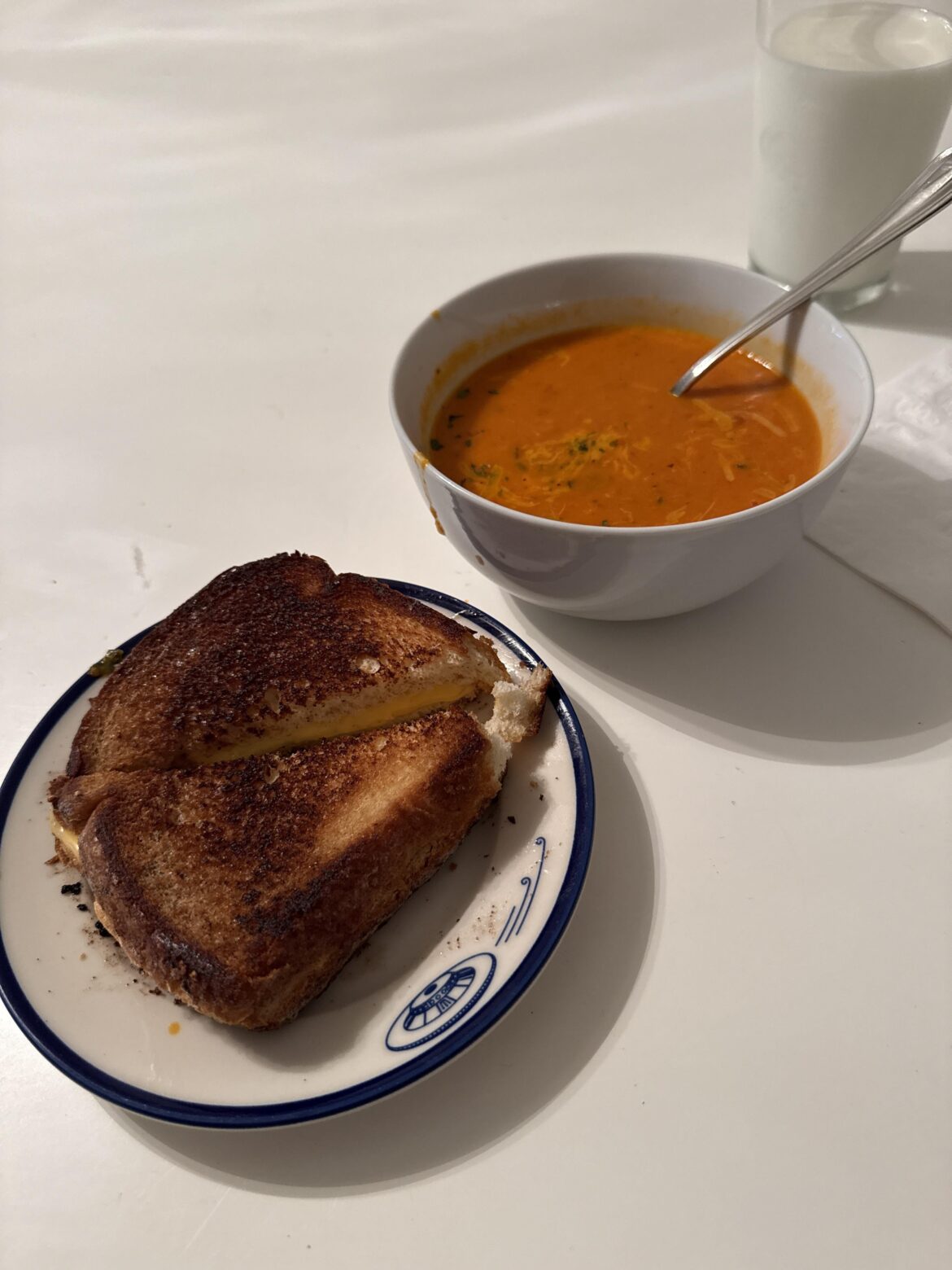 first grilled cheese was so good i had to make a second