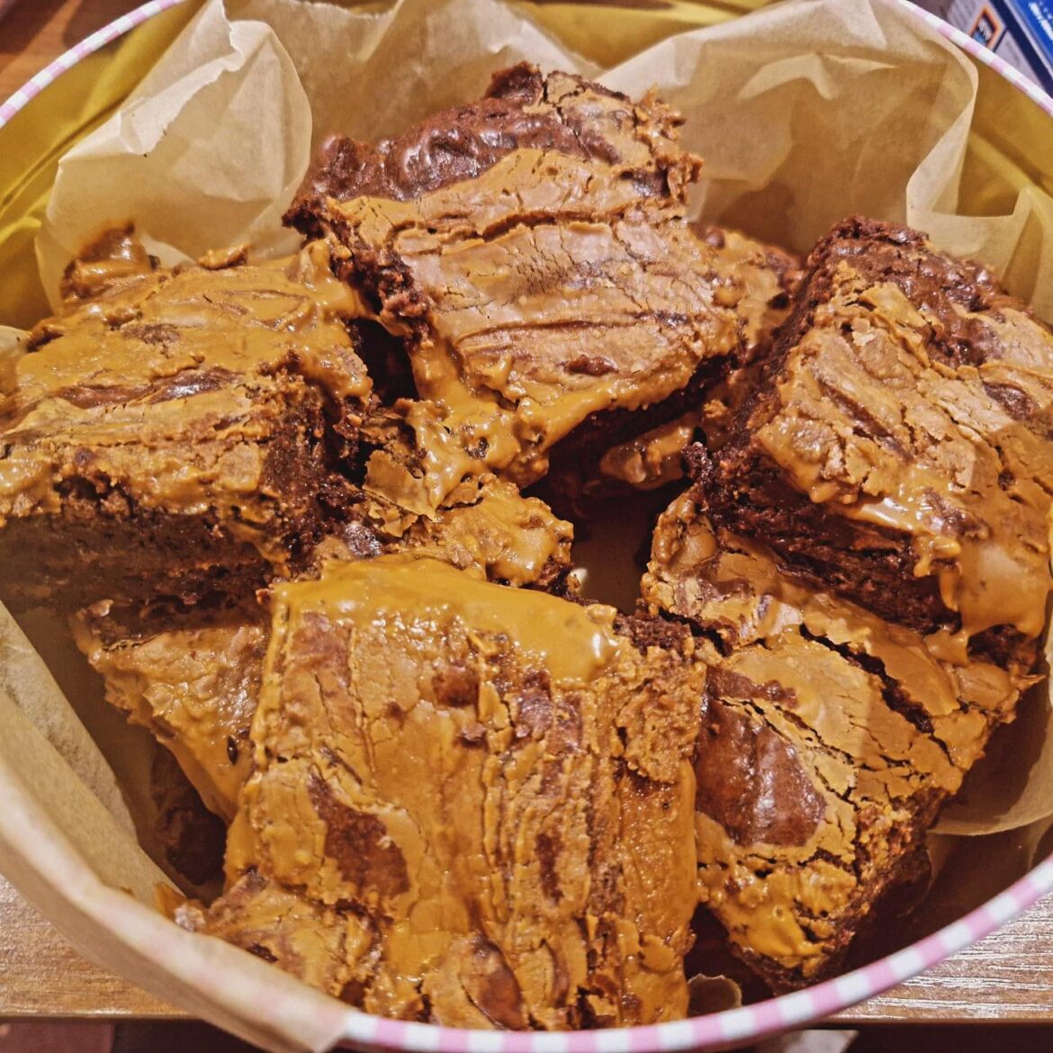 Homemade Biscoff Brownies