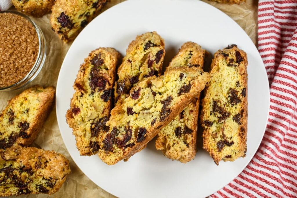 Cranberry Orange Biscotti