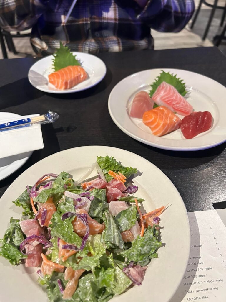 All you can eat sushi & sashimi