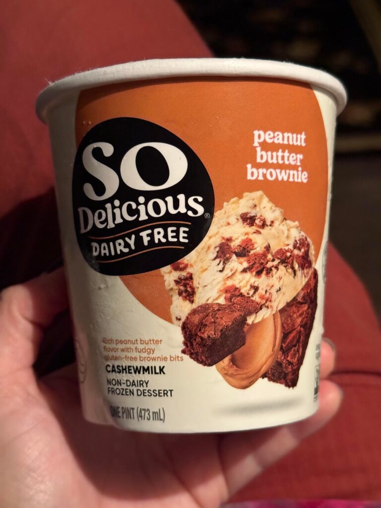 So Delicious Dairy Free Peanut Butter Brownie