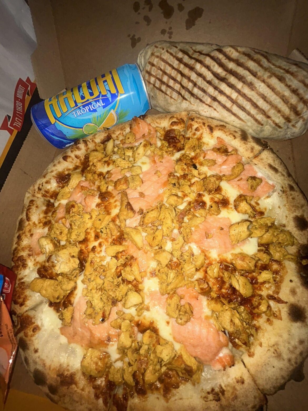 Salmon/Curry Chicken