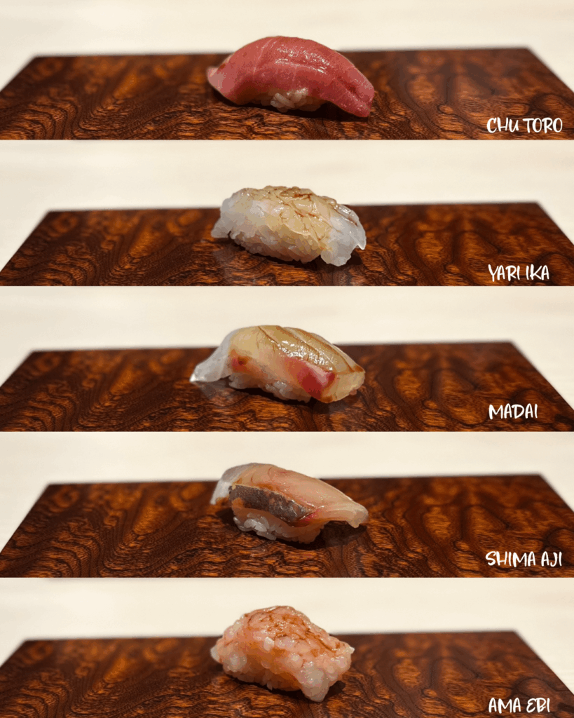 Nigiri from NYC's new sushi hotspot