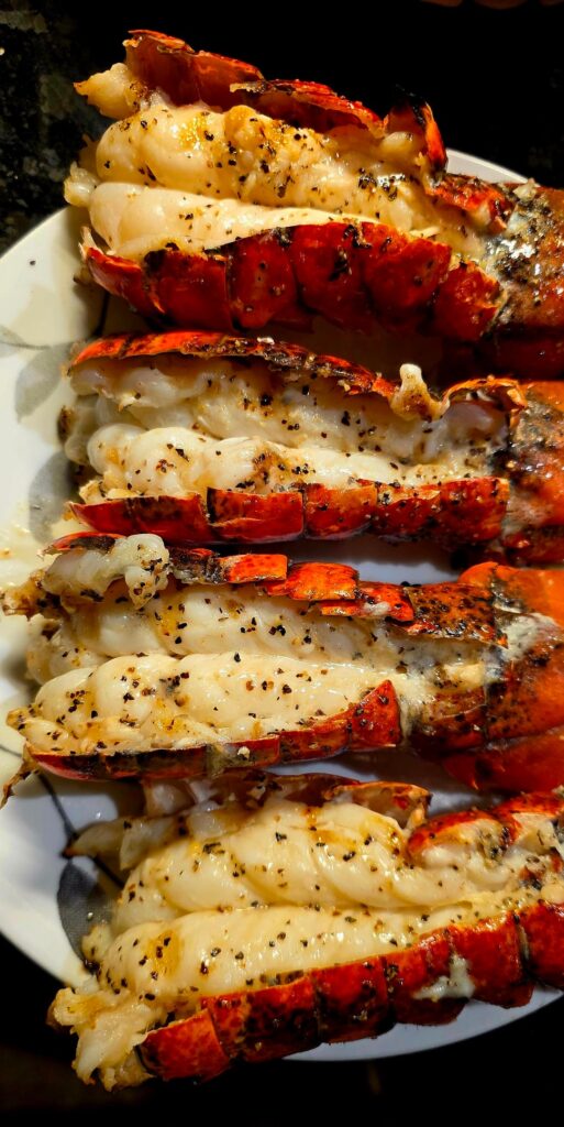 Lobster tails and Delmonicos on the grill tonight.