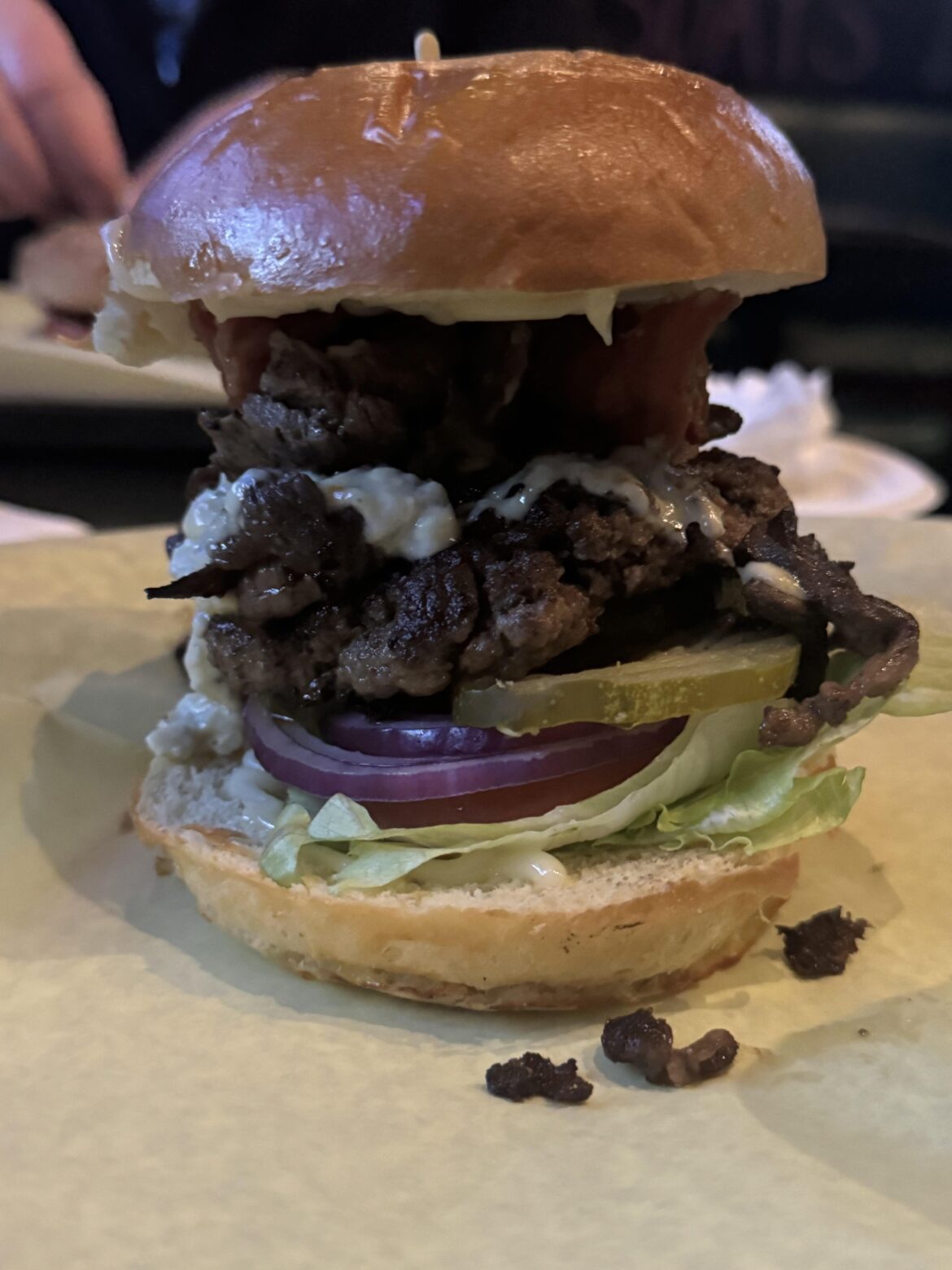 Wagyu & Prime Rib Blue Burger