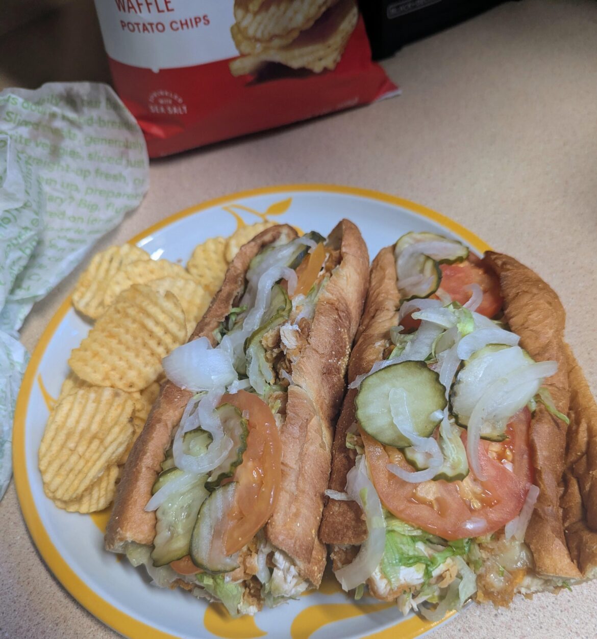 The iconic chicken tender Pub sub