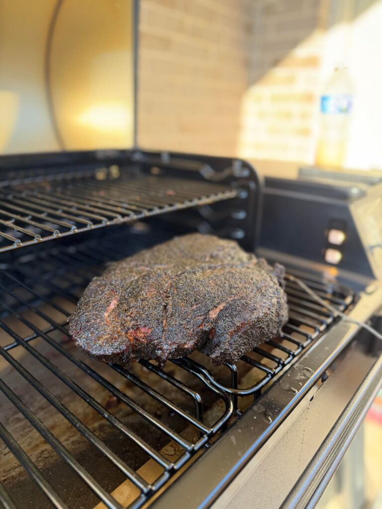 5lb Prime Beef Chuck Roast on Traeger Ironwood XL 5lb Prime Beef Chuck Roast on Traeger Ironwood XL
