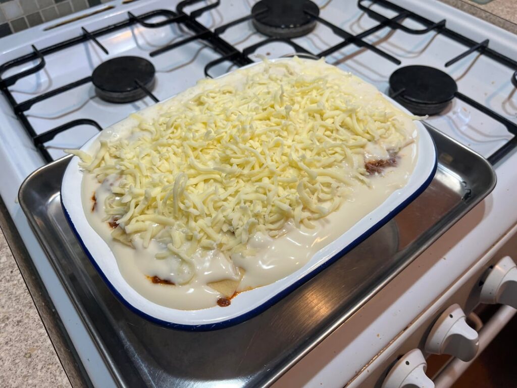 Leftovers lasagne