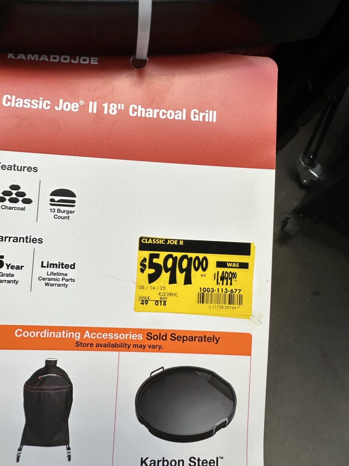 I’ve finally seen the prized discount!