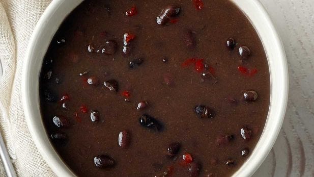 Low-Fat Vegetarian Black Bean Soup