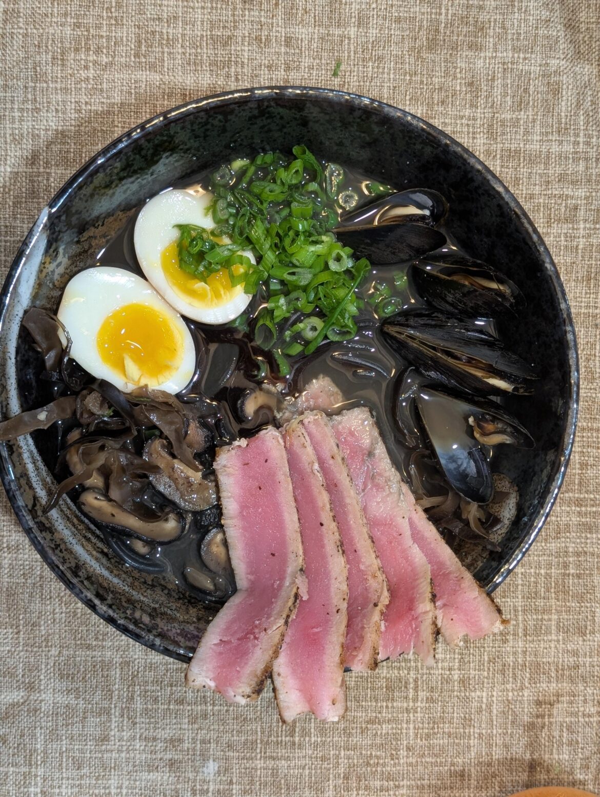 Midnight Black Seafood Ramen