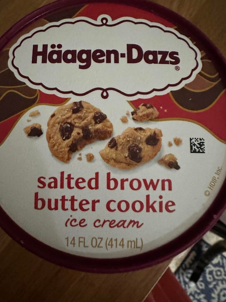 Haagen-Dazs Salted Brown Butter Cookie Haagen-Dazs Salted Brown Butter Cookie