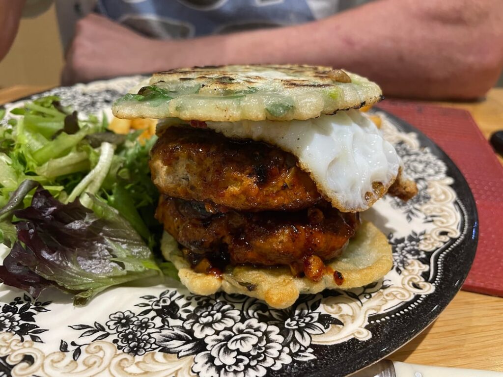 My take on a Korean burger