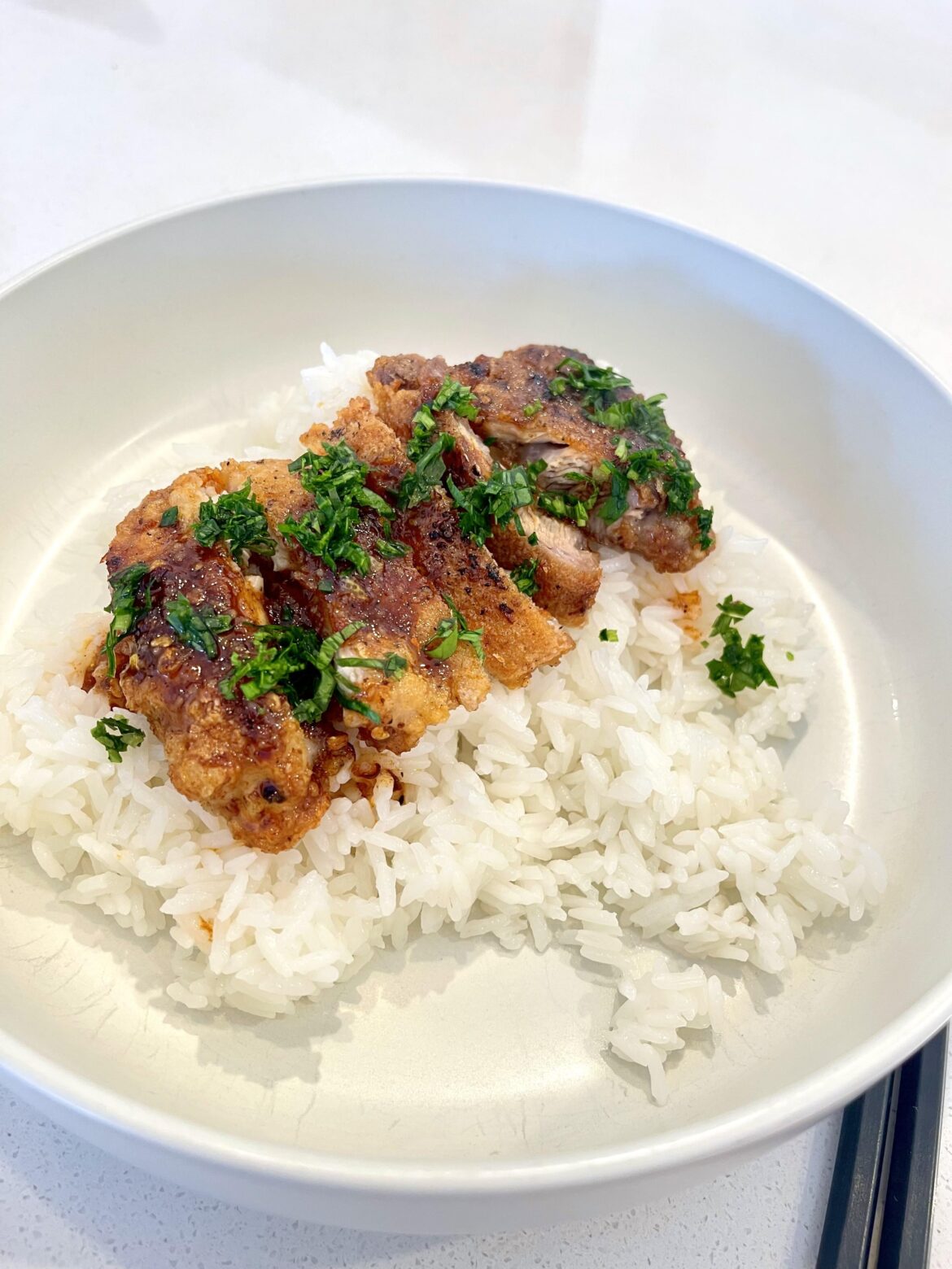 Honey garlic lemon chicken