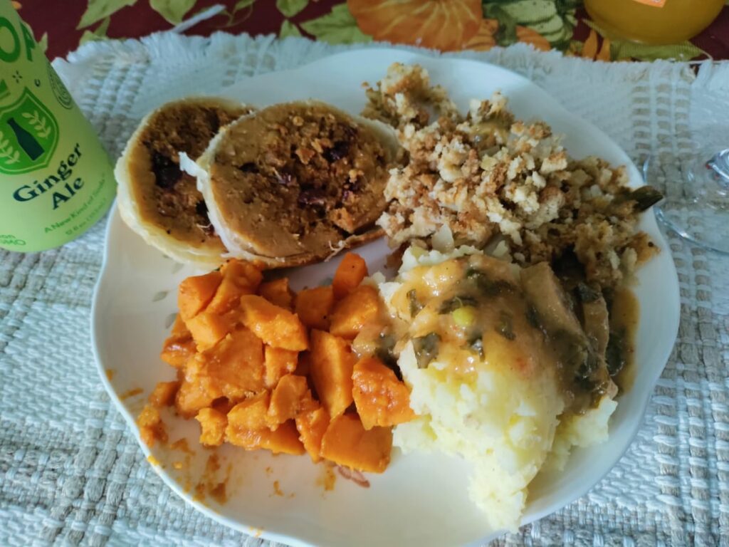 Vegan thanksgiving meal 🍽️ Vegan thanksgiving meal 🍽️