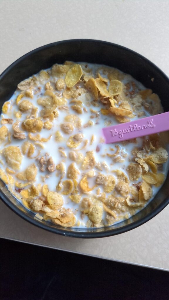 How many calories in my large bowl of cereal?