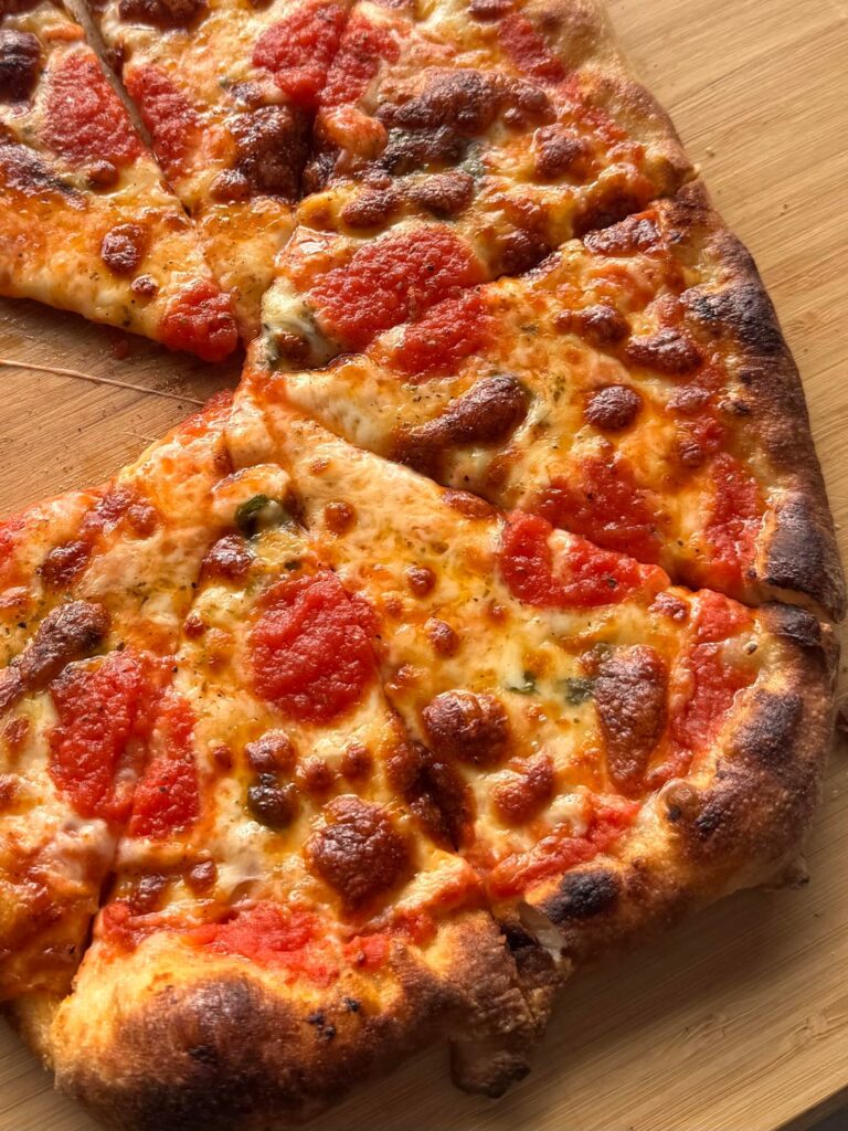 Sauce on Top and Bottom