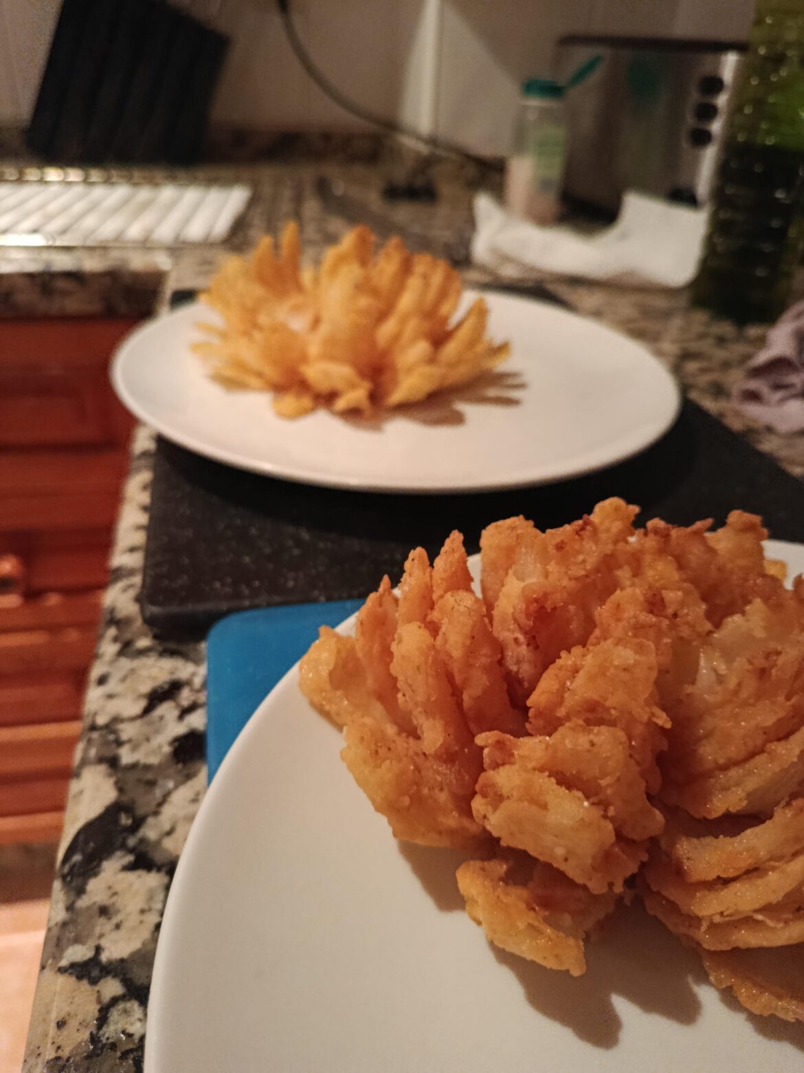 I made Bloomin' Onions for the first time and they actually turned out well! I really enjoyed it!