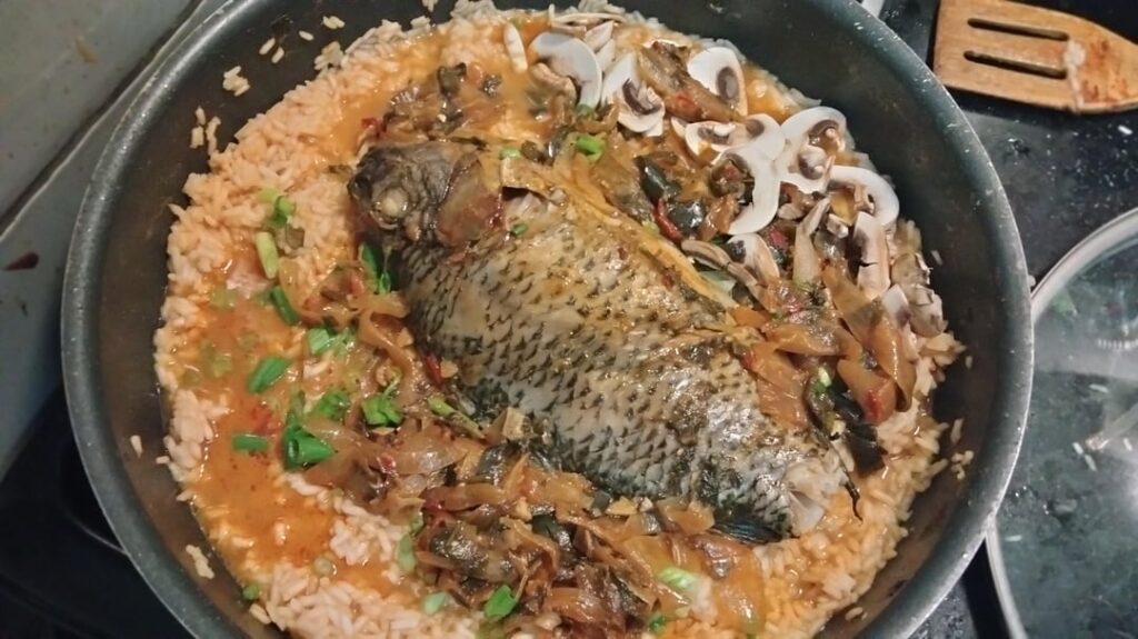 Baked Whole Tilapia and Rice Baked Whole Tilapia and Rice