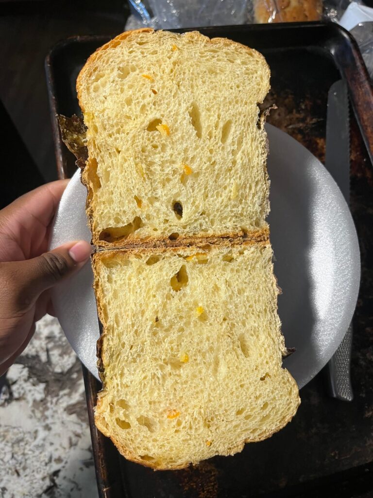 Made pannetone for thanksgiving