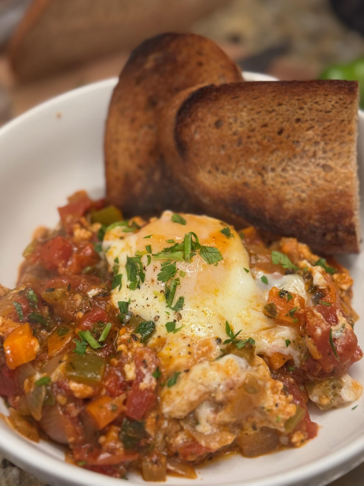 Shakshuka inspired dish