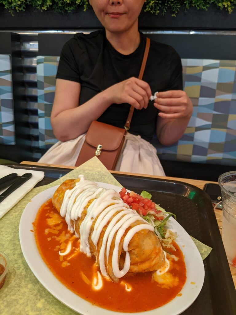 Rero's Burrito Co. kind of in front of the Culver City Costco